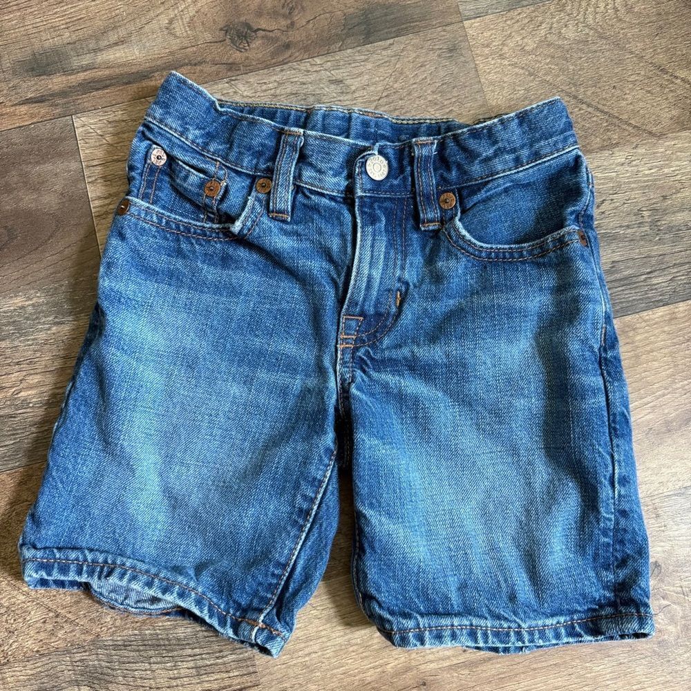 Polo Ralph Lauren Boys 4T 867 Denim Shorts Boardwalk Preppy Luxury Classic Retro